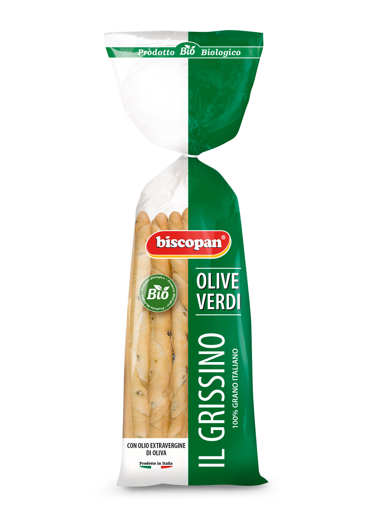 Green olive breadsticks 150gr.