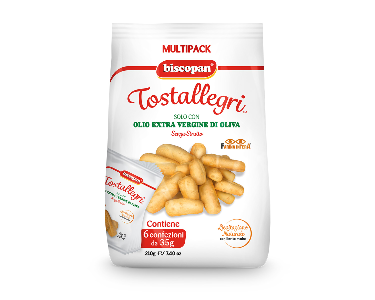 Tostallegri Multipack 210g (6x35g)